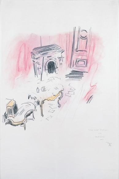 Karen Kilimnik, (Krystalnacht) Rococo Bombed, 1988
