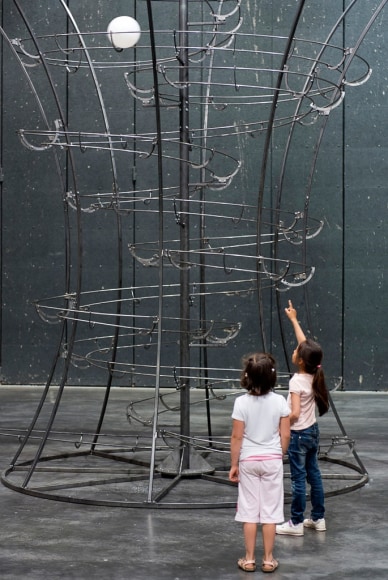 Jeppe Hein, Installation view: Distance, LIFE, Saint-Nazaire, France, 2014