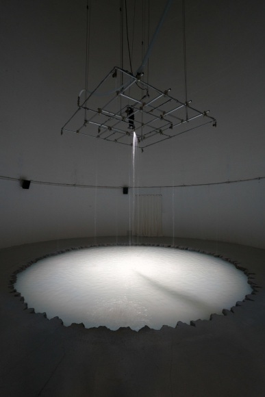 Installation view: Doug Aitken, Sonic Fountain II, 2013/2015, 14th Biennale De Lyon, 2017