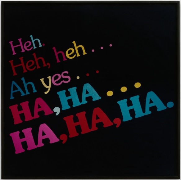 Larry Johnson, Untitled (Heh, heh), 1987