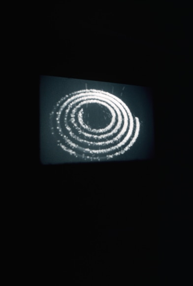 Rodney Graham, Coruscating Cinnamon Granules, 1996, Installation view: 303 Gallery, 2001