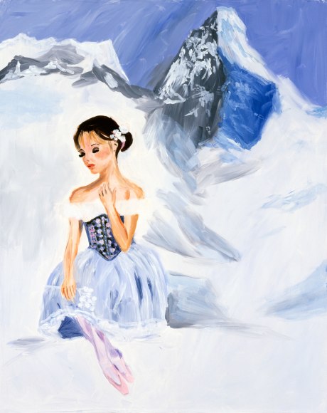 Karen Kilimnik, Gelsey Stuck on the Matterhorn, 2000