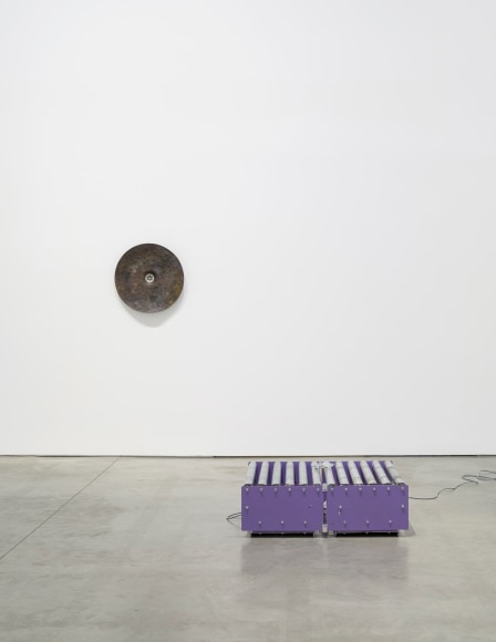 Exhibition view: Nina Canell, Mother of Dust, 303 Gallery, New York, 2023. Photo: Justin Craun