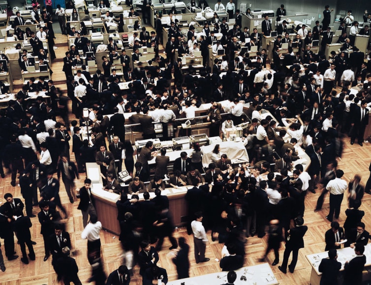 Andreas Gursky, Tokio, B&ouml;rse, 1990