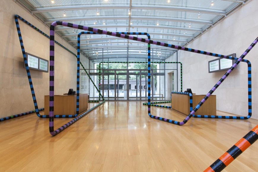 Eva Rothschild, Why Don't You (Dallas), 2012, Installation view: Sightings: Eva Rothschild, Nasher Sculpture Center, Dallas