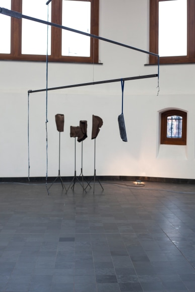 Installation view: Katinka Bock, Nebenwege, Kiosk, Gent, 2014