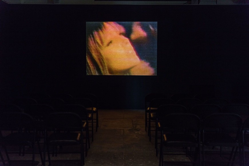 Installation view: Dan Graham/Rocks 