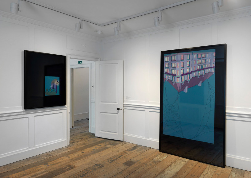 Larry Johnson, Installation view: On Location, Raven Row, London, 2015