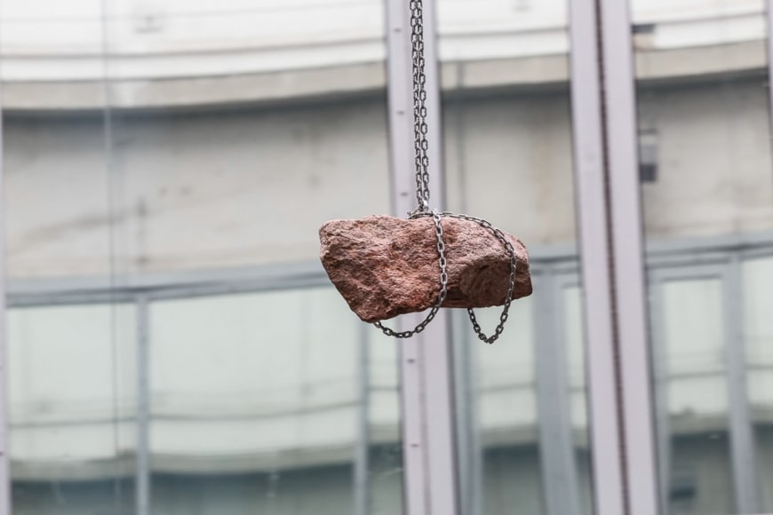 Alicja Kwade, The Void of the Moment in Motion, Installation at Schirn Kunsthalle Frankfurt