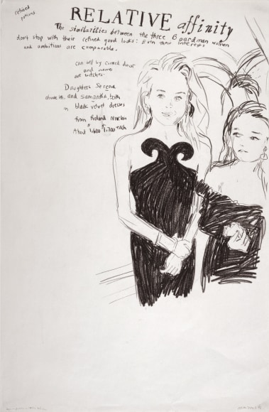 Karen Kilimnik, Relative Affinity, 1990