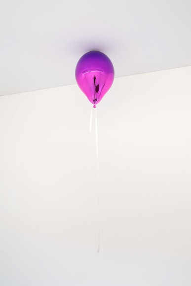Jeppe Hein, Dark Purple and Pink Mirror Balloon, 2019