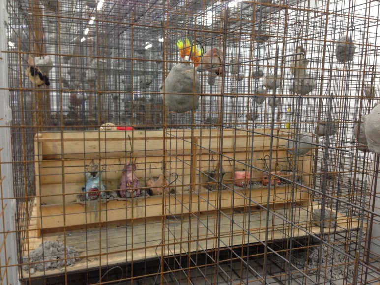 Mike Nelson, Studio apparatus for Kunsthalle M&uuml;nster,&nbsp;2014