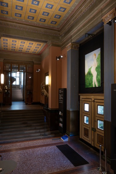 Installation view: Tanya Merrill, Parcours, Natural History Museum Basel, 2023. Photo: Finn Curry