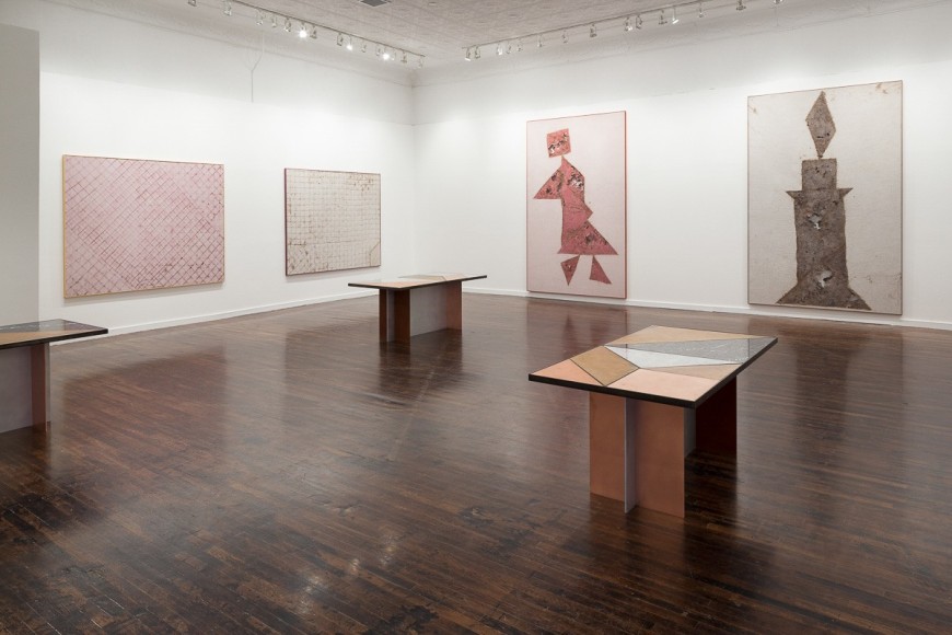 Sam Falls, Installation view: Ballroom Marfa, Texas, March 13 – August 16, 2015