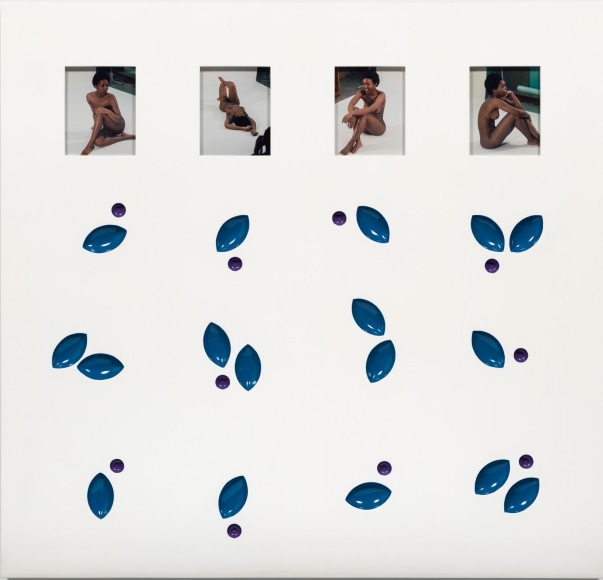 Elad Lassry, Untitled (Panel, Blue, Purple), 2015