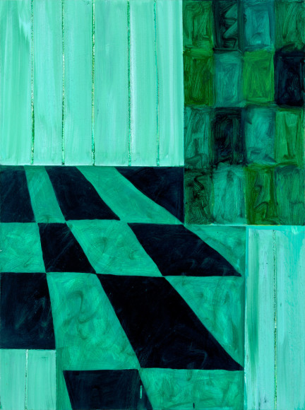 Mary Heilmann, Green Room, 2007