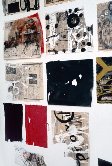 Installation view: Suzanne McClelland, 303 Gallery, New York, 1993​