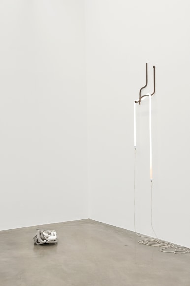 Nina Canell, Installation view: Satin Ions, Arko Art Centre, Seoul, 2015, Photo: Robin Watkins