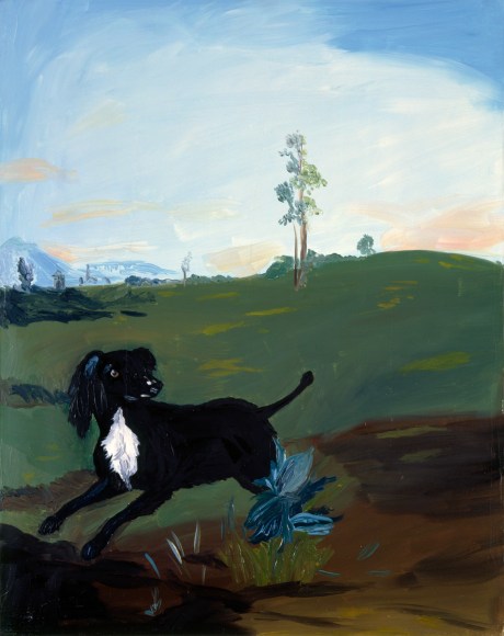 Karen Kilimnik, Beppi at Schuykill Park, 1996