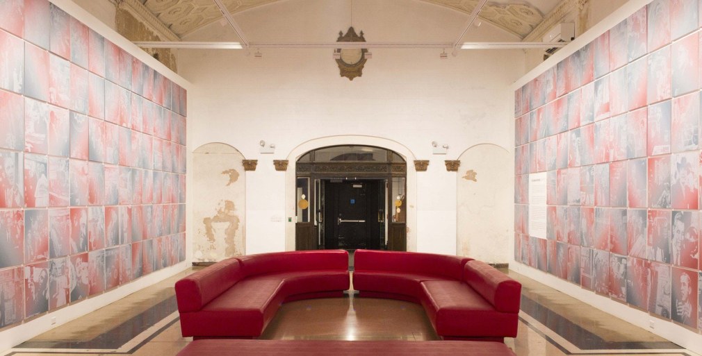 Rob Pruitt, Installation view: The Obama Paintings, 2019, Rebuild Foundation – Stony Island Arts Bank, Chicago, IL