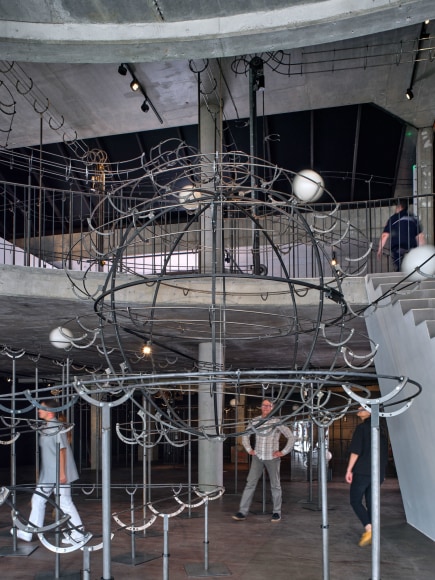 Installation view: Jeppe Hein, Distance, konschtal Esch, Luxembourg - (c) Christof Weber