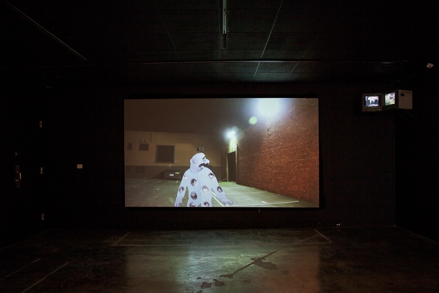 Installation view: Catherine Doctorow Prize for Contemporary Painting: Tala Madani, Utah Museum of Contemporary Art, 2013