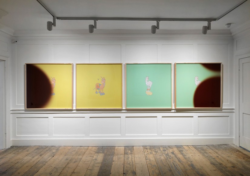 Larry Johnson, Installation view: On Location, Raven Row, London, 2015