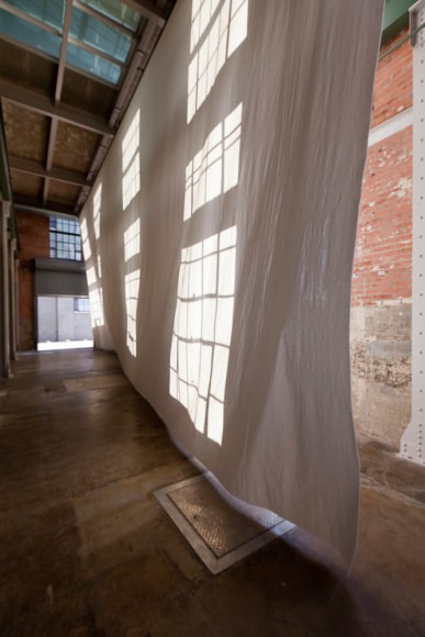 Jacob Kassay, Installation view: No Goal, Power Station, Dallas, 2012