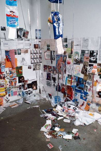 Elke Krystufek, Art and Character, 1995, Installation view: 303 Gallery