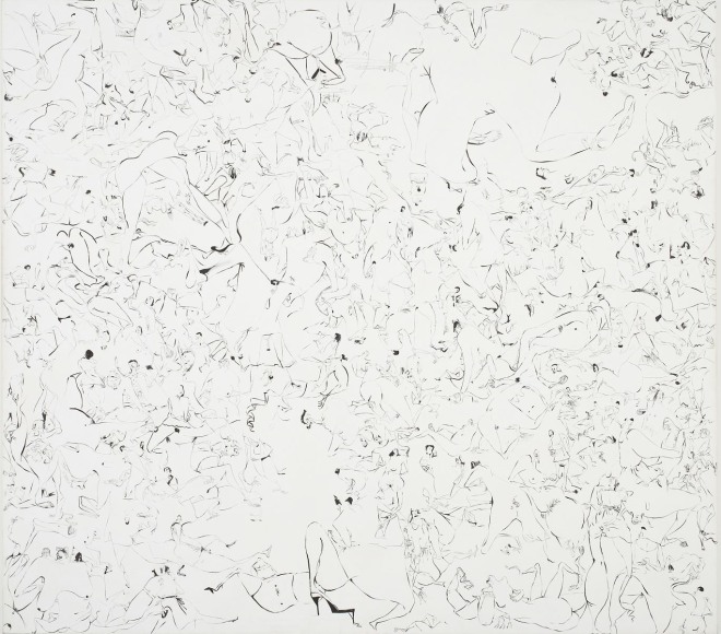 Sue Williams, Large Black and White, 1996