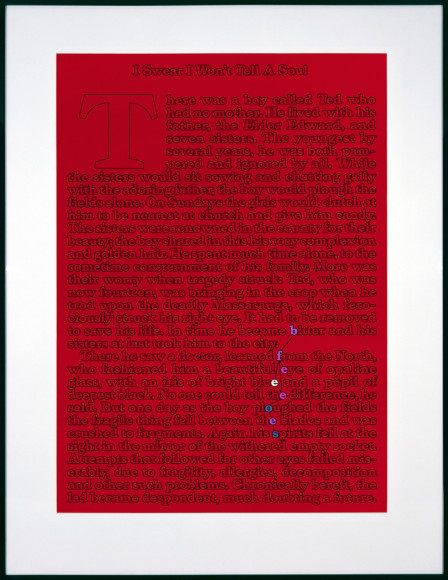 Larry Johnson, Untitled (I Swear I Won't Tell a Soul. Who Would I Tell?), 1989
