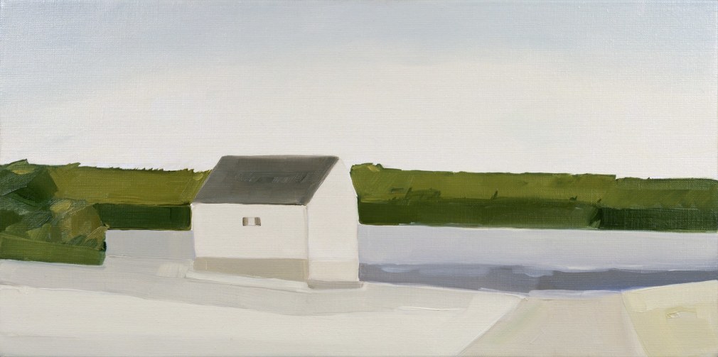 Maureen Gallace, Winter Lakehouse, 1999