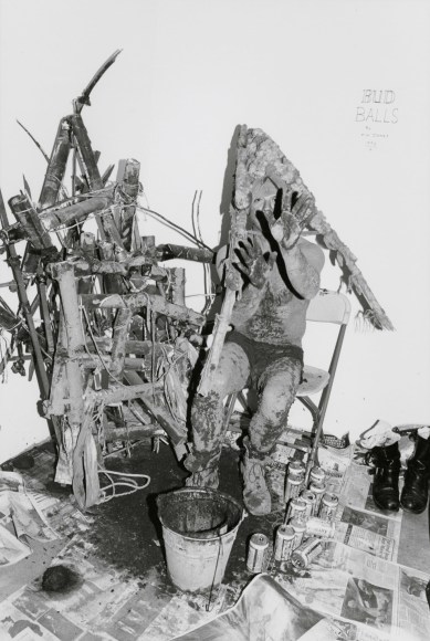 Kim Jones, &quot;Bud Balls,&quot; 1992,  Performance at 303 Gallery
