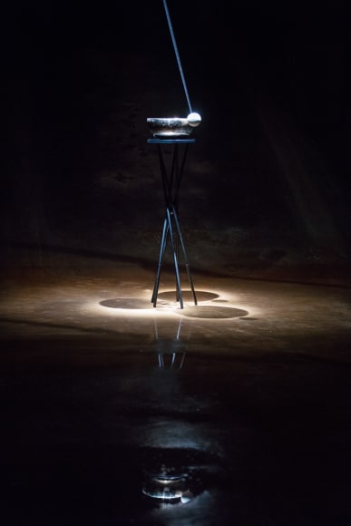 Jeppe Hein, Installation view: IN IS THE ONLY WAY OUT, Cisternerne, Copenhagen, 2018. Photo: Anders Sune Berg