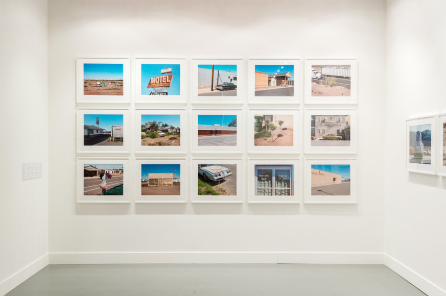 Stephen Shore, Installation view: Paris Photo, Los Angeles, 303 Gallery, Stage 31, Booth 02, 2014
