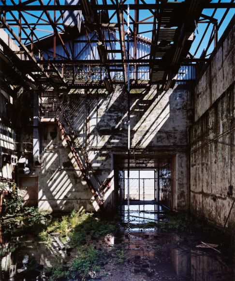 Jane and Louise Wilson, Toxic Camera, Blind Landing Lab 1 (H - Bomb Testing Facility, Orford Ness), 2012