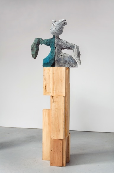 Anne Chu, Dancing Girl on Wood, 2008