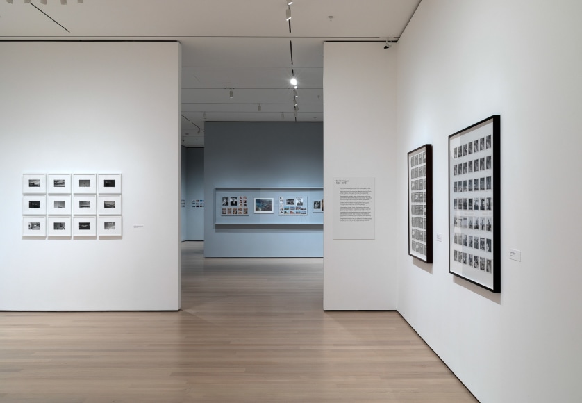 Installation view of Stephen Shore. The Museum of Modern Art, NY, November 19, 2017 – May 28, 2018.