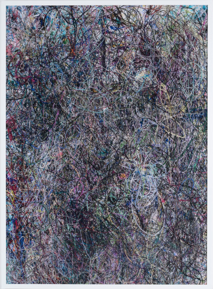 Florian Maier-Aichen, Untitled Negative (Lasso Painting #7), 2017