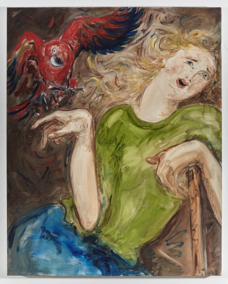 Tanya Merrill, Woman with Parrot