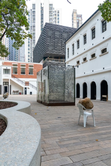 Alicja Kwade, Waiting Pavilions, Tai Kwun Contemporary, Hong Kong, China, Dec 20, 2024 - Dec 26, 2026, Courtesy of the artist and Tai Kwun Contemporary, Installation view by Jimmy Ho.