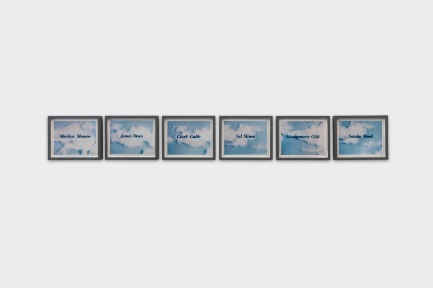 Larry Johnson, Untitled (Movie Stars on Clouds), 1983