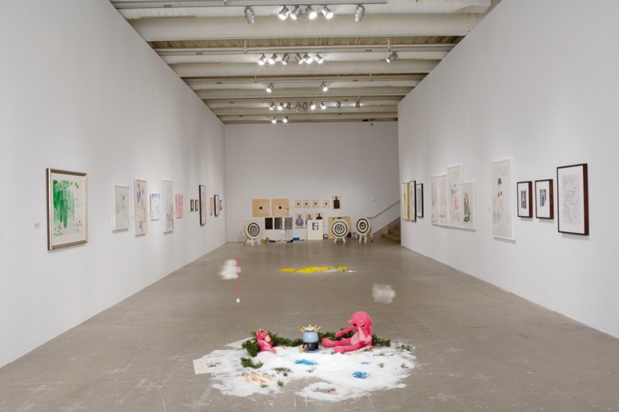 Karen Kilimnik, Installation view: ICA, Philadelphia, 2007