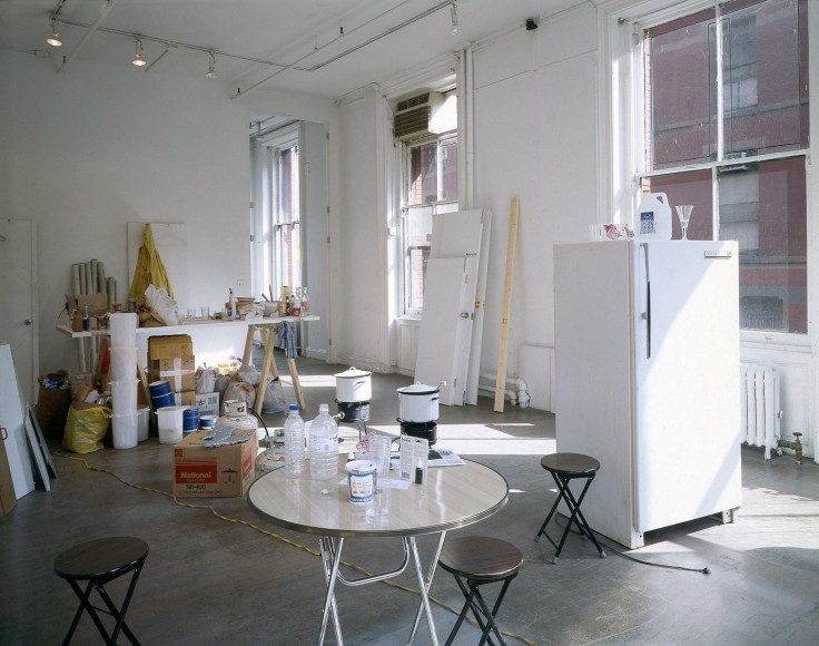 Rirkrit Tiravanija, Untitled (Free), 1992, Installation view: 303 Gallery