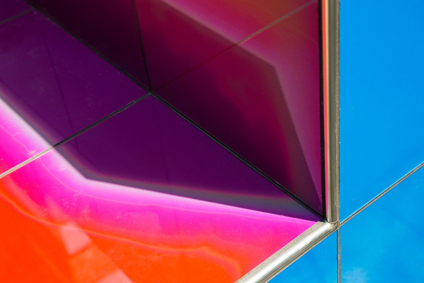 Sam Falls, Installation view: Light Over Time, Public Art Fund, New York, 2014