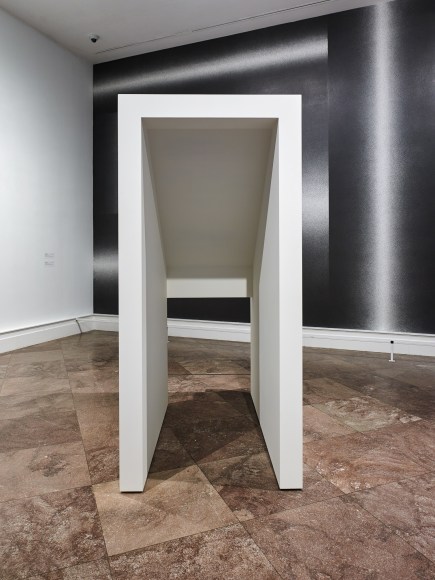 Jacob Kassay, Installation view: OTNY, Albright-Knox Art Gallery, Buffalo, 2017