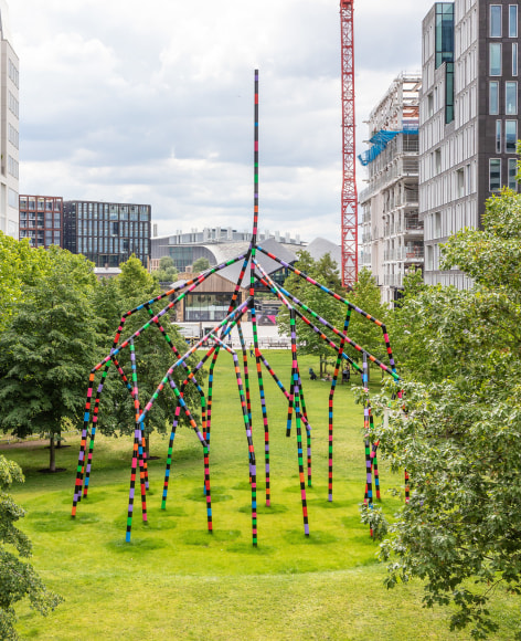 Eva Rothschild, My World and Your World, 2020