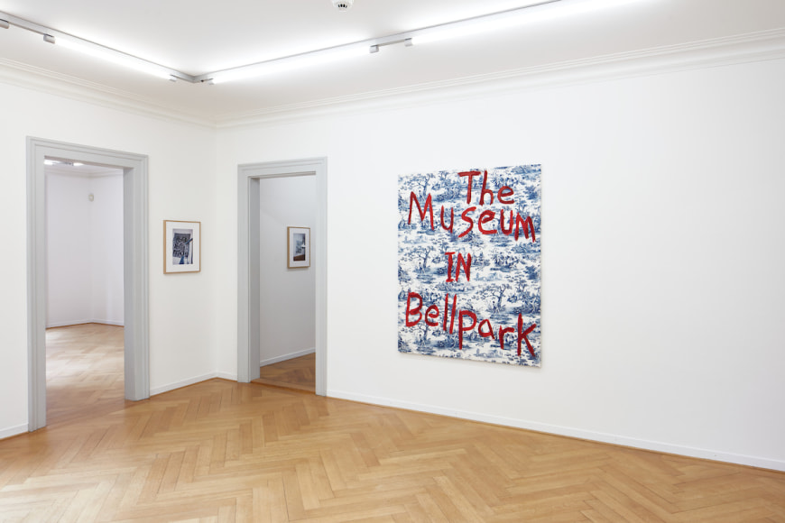 Installation view: Kim Gordon for Design Office feat. In-House Photography by Josephine Pryde, Museum im Bellpark Kriens, 2022. Photo: © Martin Stollenwerk