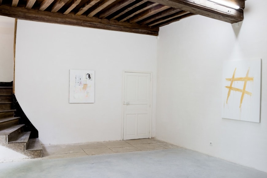 Installation view: &quot;Rodney Graham &amp; Kim Gordon,&quot; Le Consortium, Acad&eacute;mie Conti, Vosne-Roman&eacute;e, 2017