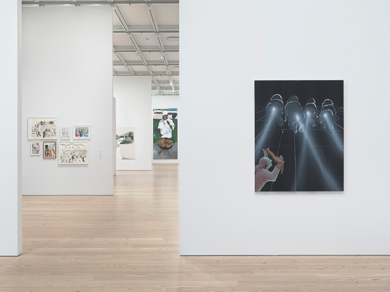 Tala Madani, Installation view: Whitney Biennial 2017